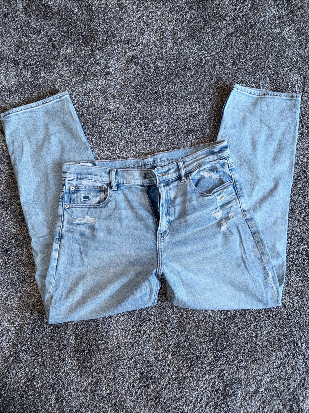 American Eagle Outfitters Light Blue Straight Jeans